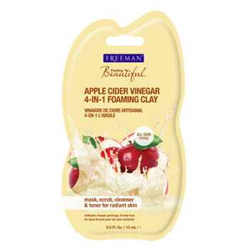 FREEMAN Multifunkční pleťová maska s jablečným octem 4-in-1 175 ml (Pleťové masky) - Rozjasňující, Čistící