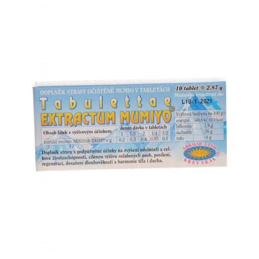 BEYISH Mumiyo tabulettae extractum 10 tablet