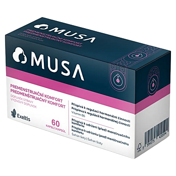 MUSA Premenstruační komfort 60 kapslí (Menstruace) - Vícesložkové