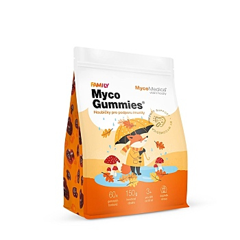 MYCODEMICA MycoGummies 60 kusů (Tradiční čínská medicína) - Vícesložkové