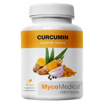 MYCOMEDICA Curcumin 120 vegan rostlinných kapslí
