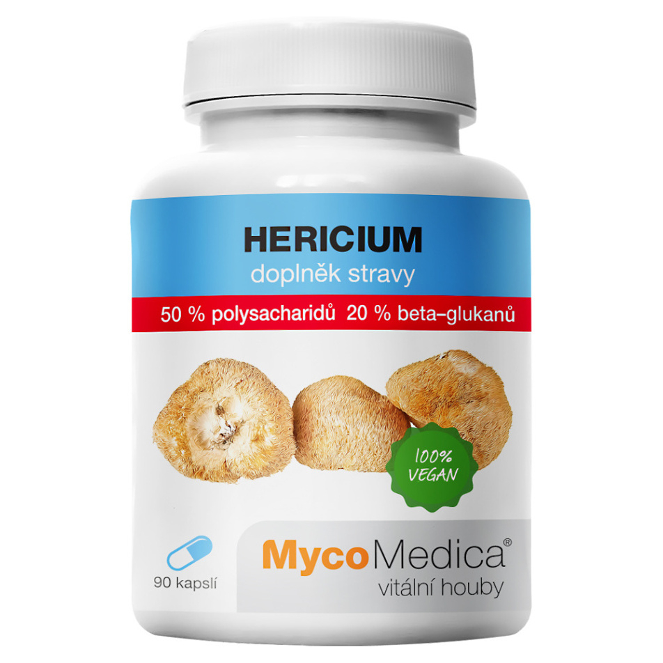 E-shop MYCOMEDICA Hericium 50% vegan 90 kapslí