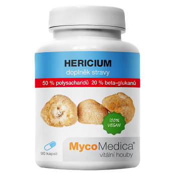 MYCOMEDICA Hericium 50% vegan 90 kapslí