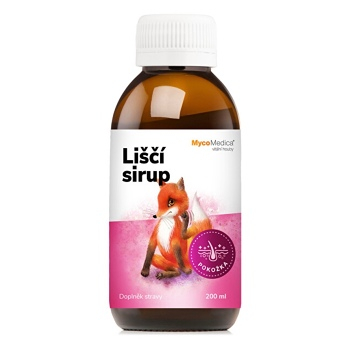 MYCOMEDICA Liščí sirup 200 ml (Čínské houby) - Přírodní, Vícesložkové
