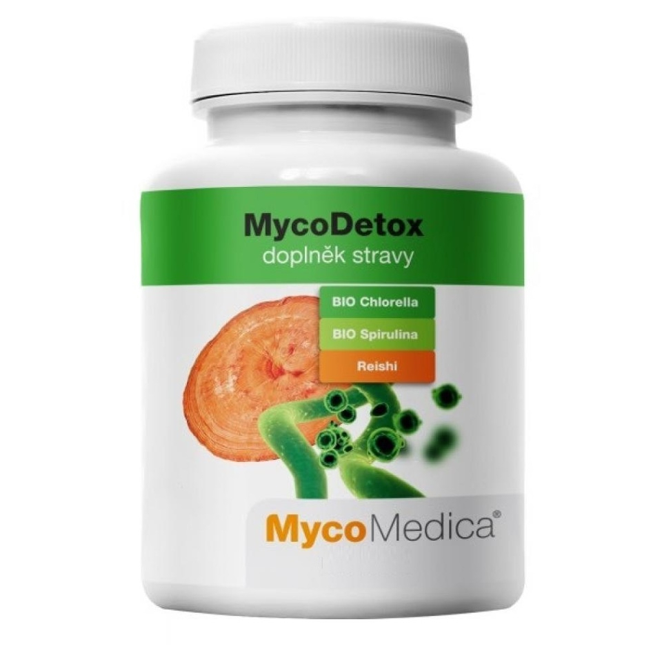 MYCOMEDICA Mycodetox 120 rostlinnných kapslí
