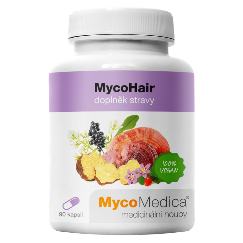 Levně MYCOMEDICA MycoHair 90 rostlinných kapslí