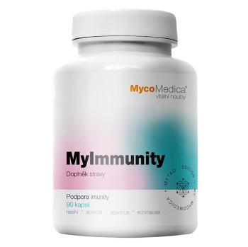 MYCOMEDICA MyImmunity 90 kapslí (Čínské houby) - Přírodní, Vícesložkové