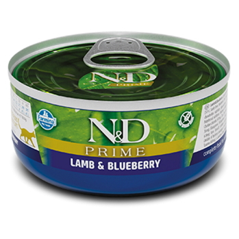 N&D Prime Lamb & Blueberry Adult pro kočky 80 g