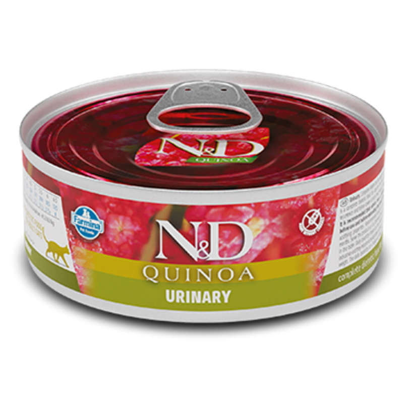 Levně N&D Quinoa Urinary Duck & Cranberry Adult pro dospělé kočky 80 g