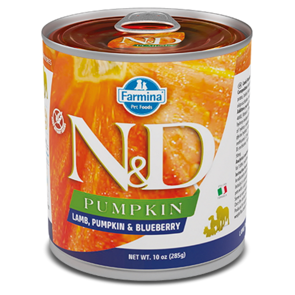 N&D Pumpkin Lamb & Blueberry Adult pro dospělé psy 285 g