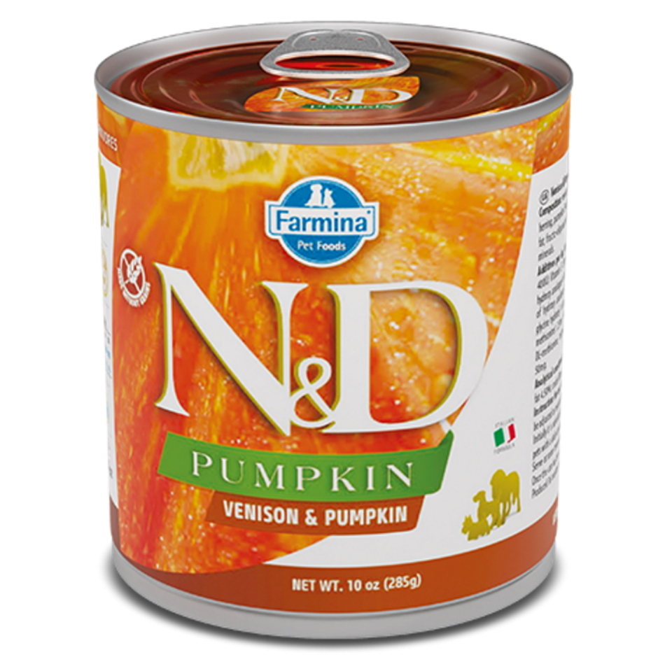 E-shop N&D Pumpkin Venison & Pumpkin Adult pro dospělé psy 285 g