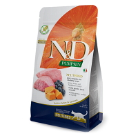 N&D Pumpkin Neutered Lamb & Blueberry pro kočky 1,5 kg