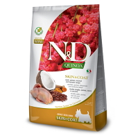 N&D Quinoa Skin & Coat Quail & Coconut Mini pro malá plemena psů 2,5 kg