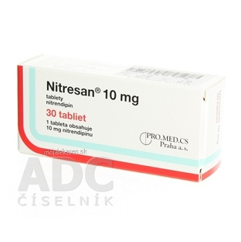 NITRESAN 10 MG  30X10MG Tablety