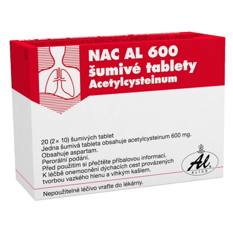 E-shop NAC AL 600 mg šumivé tablety 20 kusů