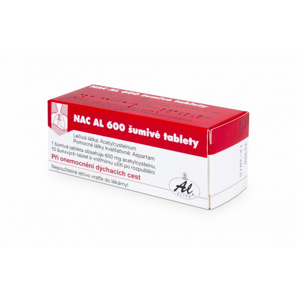 Levně NAC AL 600 mg šumivé tablety 10 kusů