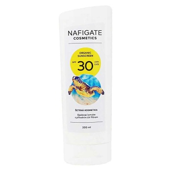 NAFIGATE Organic Sunscreen SPF 30 200 ml, expirace