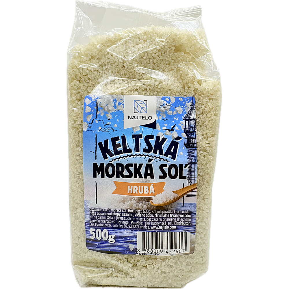 NAJTELO Keltská sůl hrubá 500 g