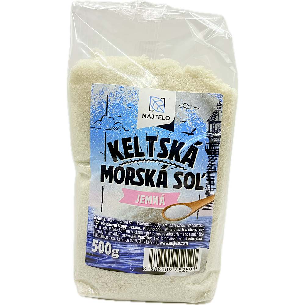 NAJTELO Keltská sůl jemná 500 g
