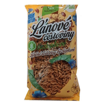 NAJTELO Lněné těstoviny paleo žlutá vřetena bez lepku 250 g (Bezlepkové těstoviny)