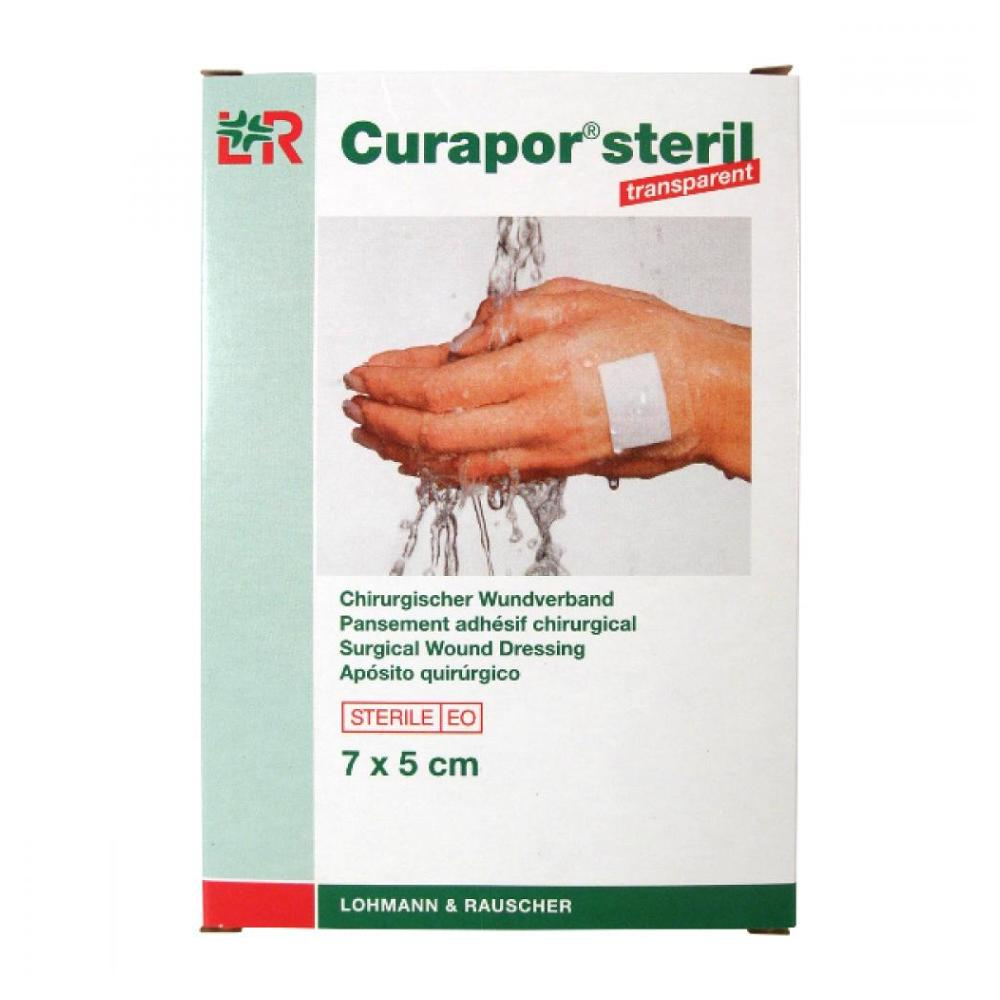 E-shop LOHMANN RAUSCHER Náplast Curapor Transparent steril. 7 x 5cm / 5 ks