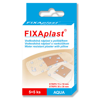 FIXAPLAST Aqua strip náplast 10 ks