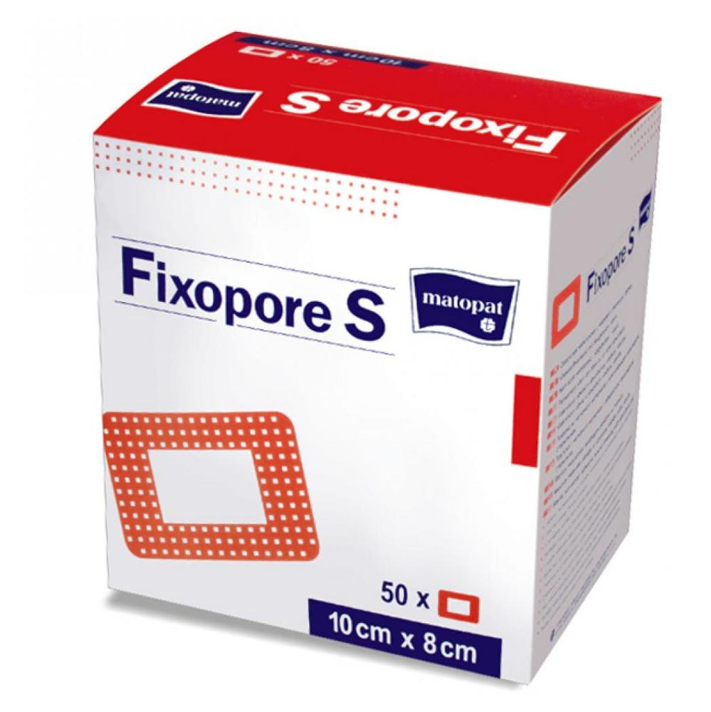 E-shop MATOPAT Fixopore S sterilní náplast 8x10 cm 50 kusů