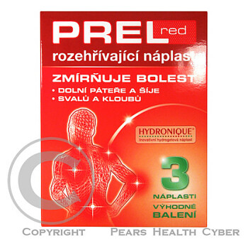 Náplast PREL red 3ks (Náplasti) - Speciální