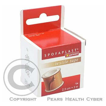 Náplast Spofaplast 128 2,5cmx2m SB (Náplasti) - Speciální