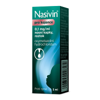 NASIVIN® pro kojence 0,1 mg/ml nosní kapky, roztok 5 ml