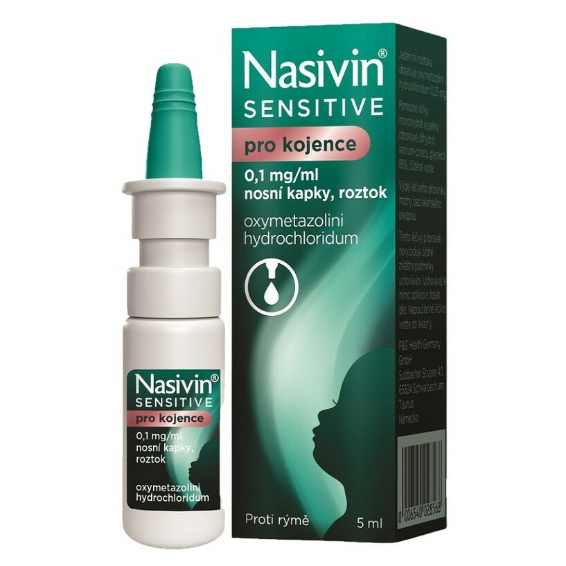 E-shop NASIVIN Sensitive pro kojence 0.1mg/ml 5 ml