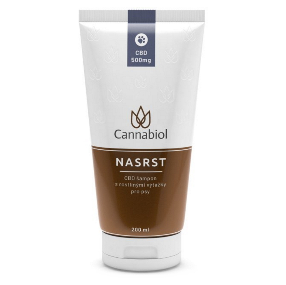E-shop CANNABIOL Nasrst CBD šampon pro psy 200 ml