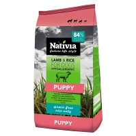 NATIVIA Puppy Lamb & Rice granule pro štěňata 1 ks, Hmotnost balení: 3 kg
