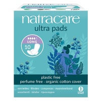 NATRACARE Menstruační vložky Ultra LONG s křidélky 10 ks