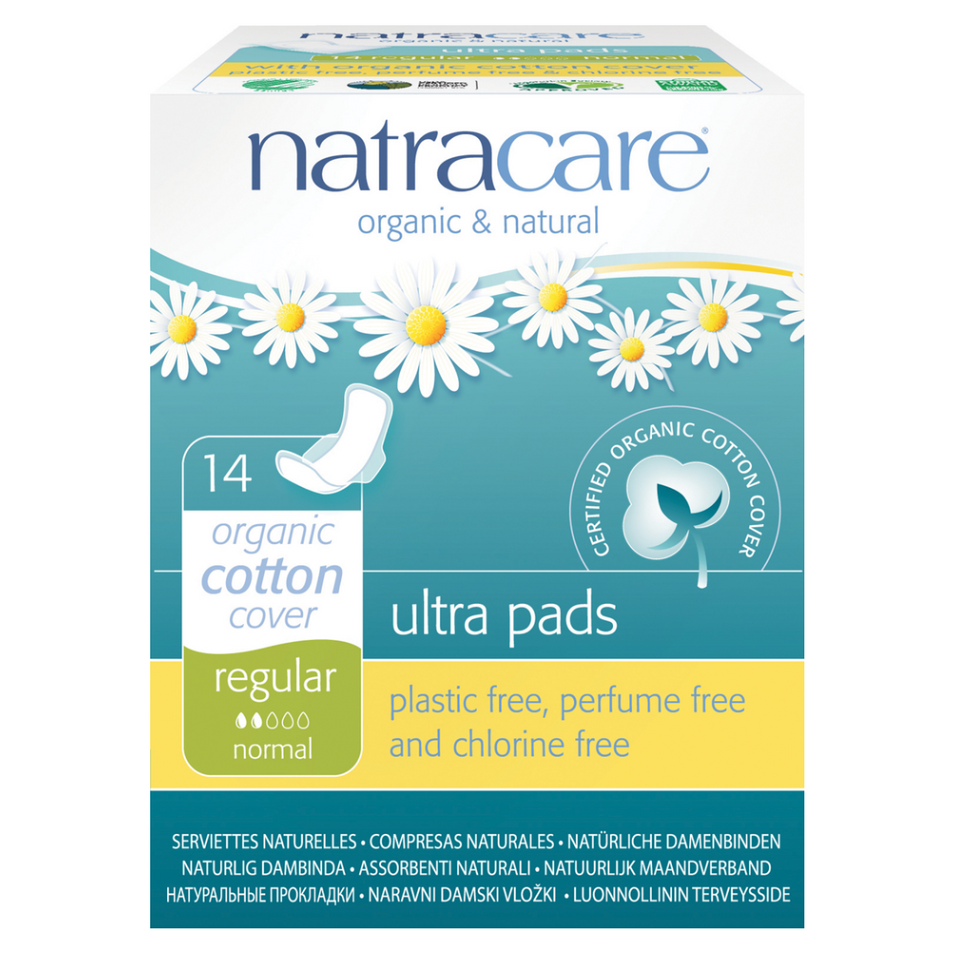 E-shop NATRACARE Menstruační vložky Ultra REGULAR s křidélky 14 ks