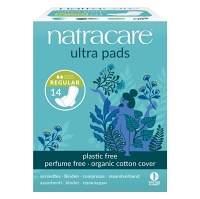 NATRACARE Menstruační vložky Ultra REGULAR s křidélky 14 ks