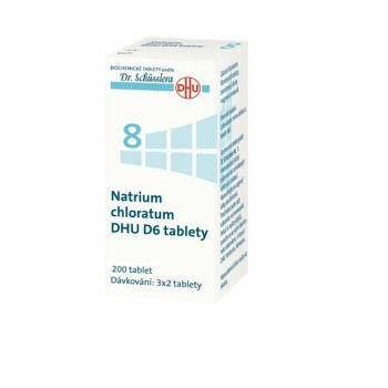 DR. SCHÜSSLERA Natrium chloratum DHU D6 No.8 200 tablet