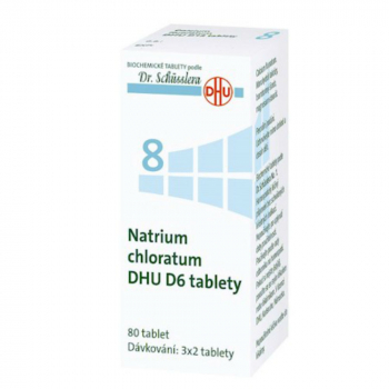 DR. SCHÜSSLERA Natrium chloratum DHU D6 No.8 80 tablet