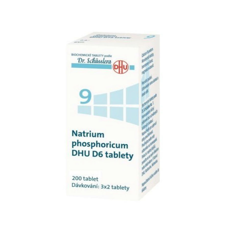 Levně DR. SCHÜSSLERA Natrium phosphoricum DHU D6 No.9 200 tablet
