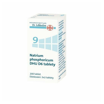 DR. SCHÜSSLERA Natrium phosphoricum DHU D6 No.9 200 tablet