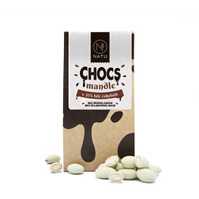 NATU Chocs mandle v 33% bílé čokoládě 200 g