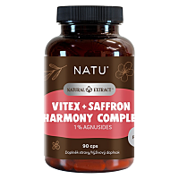 NATU Drmek extrakt se šafránem 90 kapslí