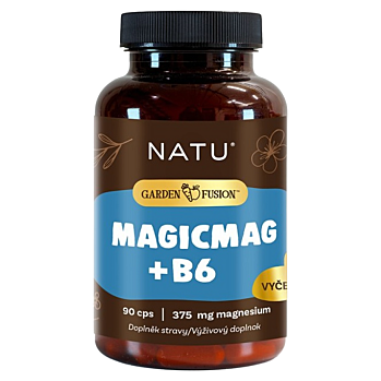 NATU Garden Fusion Hořčík bisglycinát + vitamin B6 90 kapslí (Na energii, při únavě) - Vícesložkové