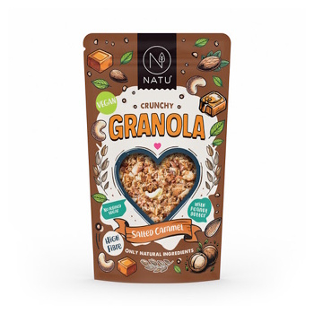 NATU Granola slaný karamel 380 g (Granola) - Slané