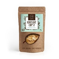 NATU Kokosové chipsy mořská sůl 70 g BIO