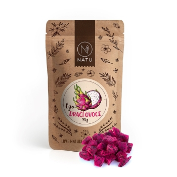 NATU Lyofilizované dračí ovoce 70 g (Různorodé ovoce) - Přírodní, Jednosložkové, Lyofilizované