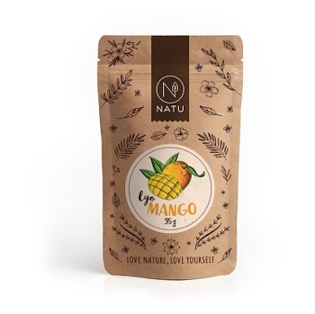 NATU Lyofilizované mango 35 g (Různorodé ovoce) - Přírodní, Jednodruhové