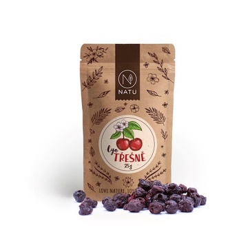 NATU Lyofilizované třešně 25 g (Sušené ovoce a zelenina) - Jednodruhové