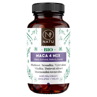 NATU Maca 4 mix BIO 120 kapslí