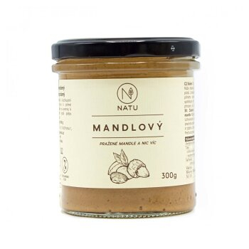 NATU Mandlový krém pražený 300 g (Mandlové krémy) - Sladké